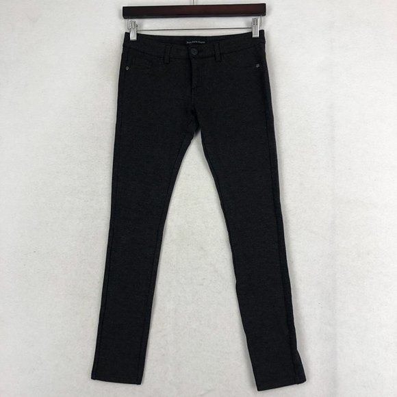Black Hearts Brigade Women's Size 27 Grey Ponte Knit Stretch Skinny Pants - Picture 1 of 11